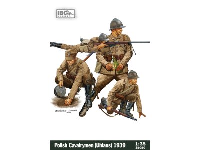 1:35 IBG Models 35050 Polish Cavalry - Uhlans 1939 WWII - 4 Figures - Ibg35050 1x - IBG35050