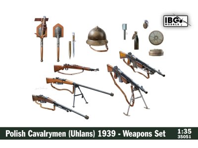 1:35 IBG Models 35051 Polish Cavalry &ndash; Uhlans &ndash; 1939 Weapon Set &ndash; Diorama - Ibg35051 1 - IBG35051