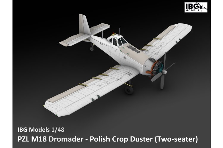 1:48 IBG Models 48002 PZL M18B Dromader &ndash; Polish Two-Seat Agricultural Sprayer &ndash; Propeller Aircraft - Ibg48002 10 - IBG48002