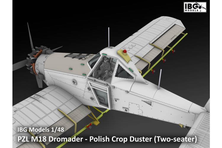 1:48 IBG Models 48002 PZL M18B Dromader &ndash; Polish Two-Seat Agricultural Sprayer &ndash; Propeller Aircraft - Ibg48002 3 - IBG48002