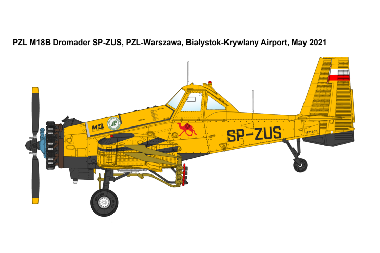 1:48 IBG Models 48002 PZL M18B Dromader &ndash; Polish Two-Seat Agricultural Sprayer &ndash; Propeller Aircraft - Ibg48002 30 - IBG48002