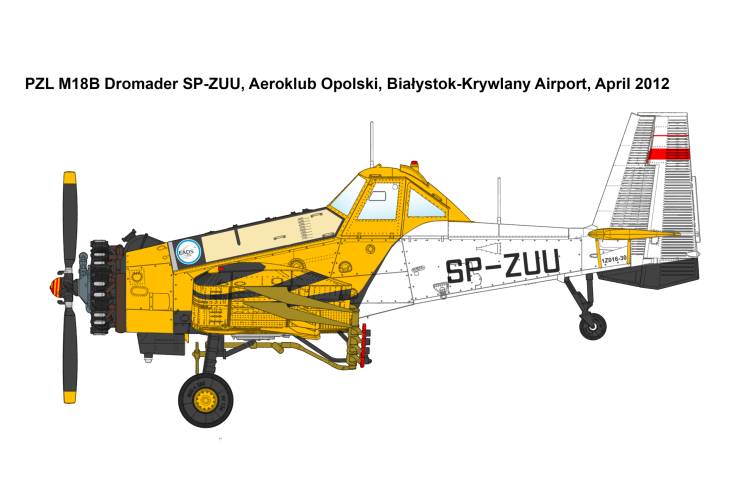 1:48 IBG Models 48002 PZL M18B Dromader &ndash; Polish Two-Seat Agricultural Sprayer &ndash; Propeller Aircraft - Ibg48002 31 - IBG48002