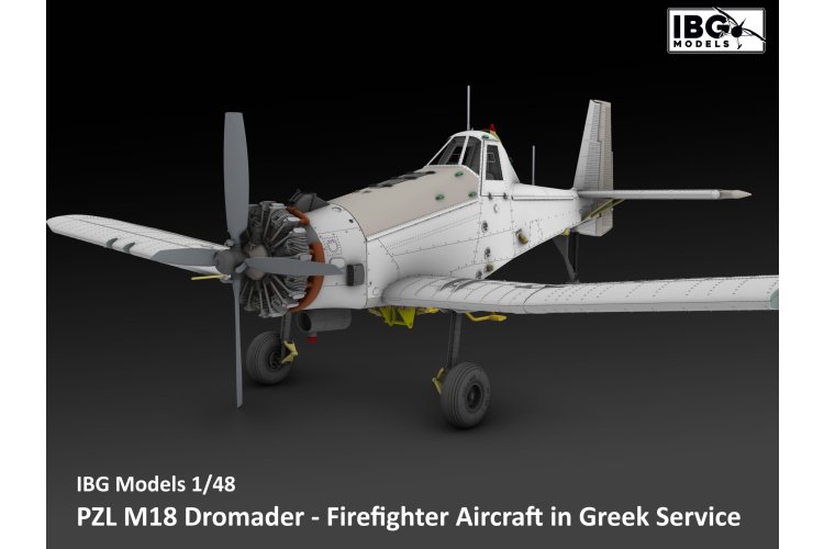 1:48 IBG Models 48004 PZL M18B Dromader &ndash; Firefighting Aircraft in Greek Service &ndash; Polish Propeller Aircraft - Ibg48004 11 - IBG48004