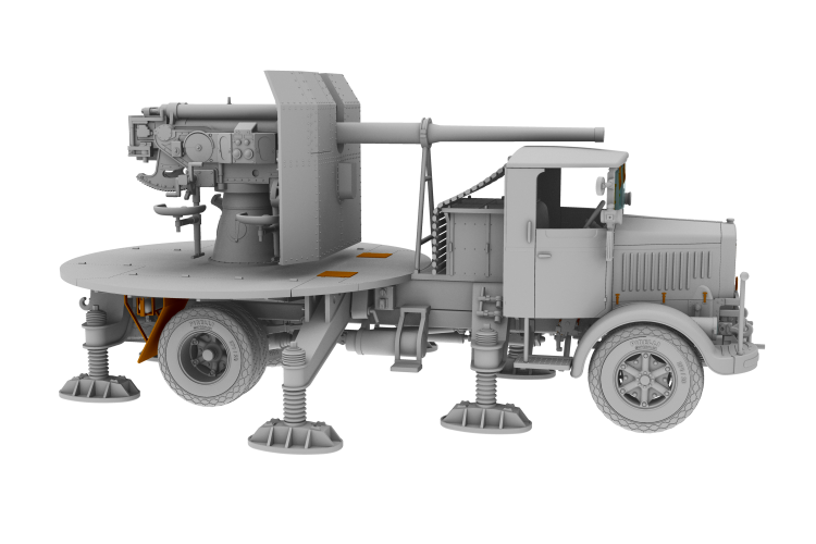 1:72 IBG Models 72095 Autocannone 3Ro & Ammunition Vehicle 2-in-1 WWII - Italian Artillery Truck - Ibg72095 10 - IBG72095