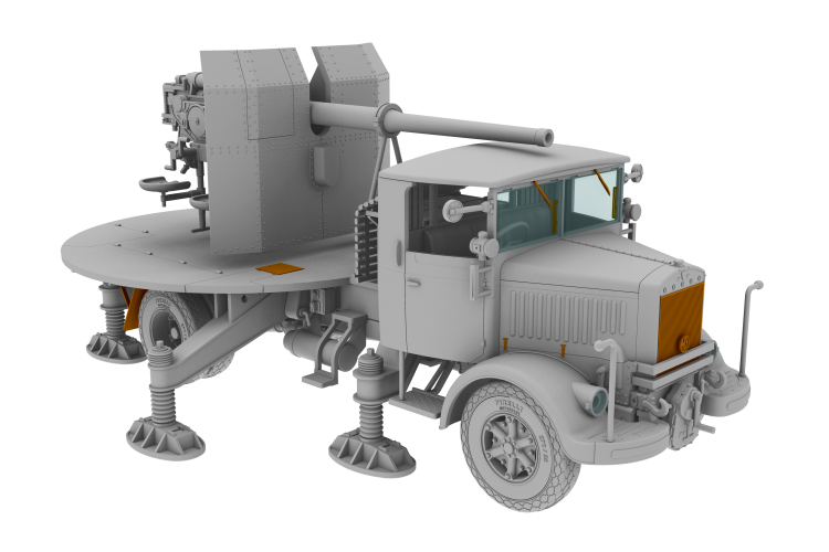 1:72 IBG Models 72095 Autocannone 3Ro & Ammunition Vehicle 2-in-1 WWII - Italian Artillery Truck - Ibg72095 11 - IBG72095