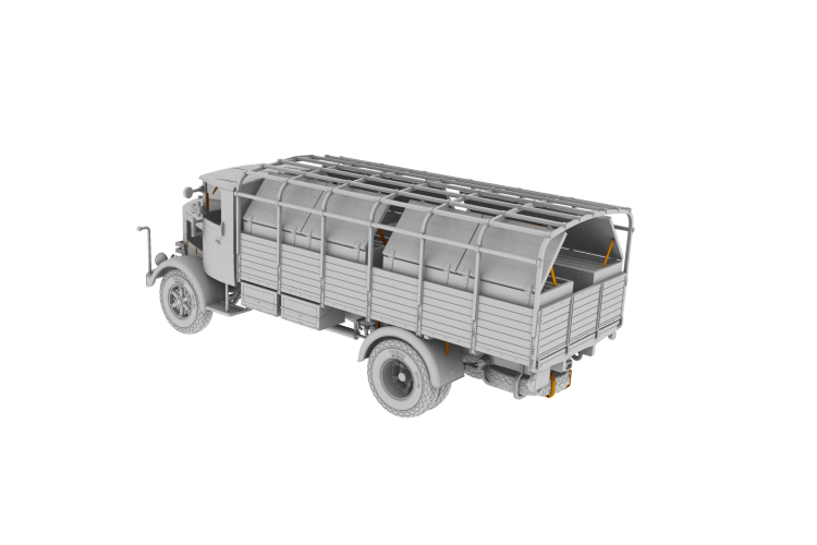 1:72 IBG Models 72095 Autocannone 3Ro & Ammunition Vehicle 2-in-1 WWII - Italian Artillery Truck - Ibg72095 20 - IBG72095