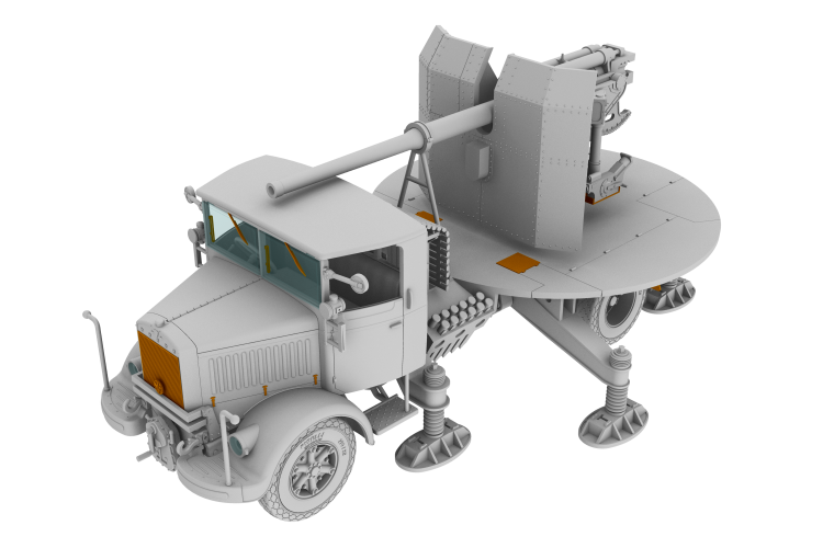 1:72 IBG Models 72095 Autocannone 3Ro & Ammunition Vehicle 2-in-1 WWII - Italian Artillery Truck - Ibg72095 4 - IBG72095