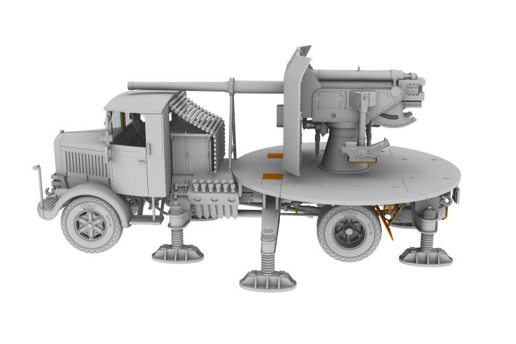 1:72 IBG Models 72095 Autocannone 3Ro & Ammunition Vehicle 2-in-1 WWII - Italian Artillery Truck - Ibg72095 5 - IBG72095