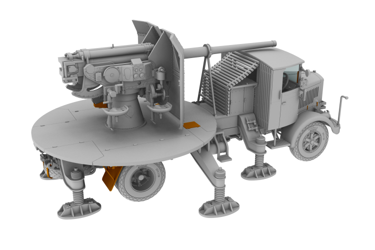 1:72 IBG Models 72095 Autocannone 3Ro & Ammunition Vehicle 2-in-1 WWII - Italian Artillery Truck - Ibg72095 9 - IBG72095