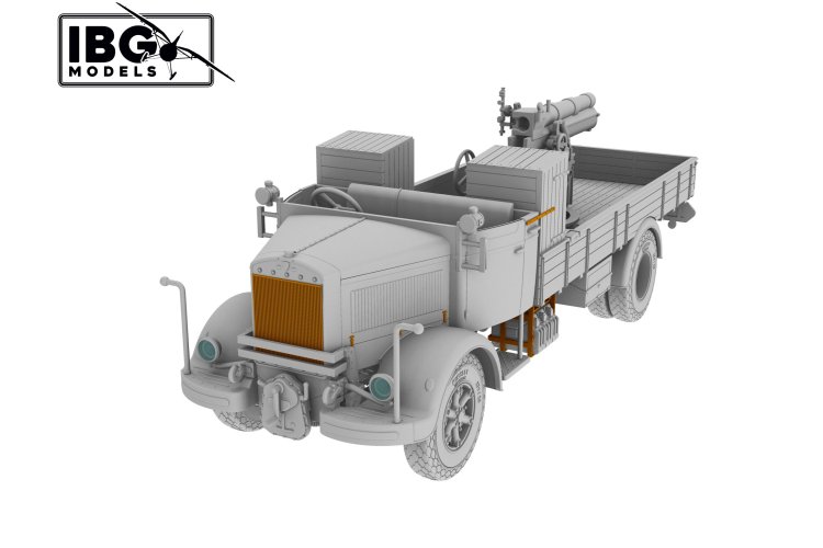 1:72 IBG Models 72098 3Ro with 100mm Howitzer 100/17 WWII - Italian Artillery Truck - Ibg72098 10 - IBG72098