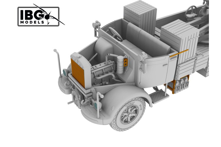 1:72 IBG Models 72098 3Ro with 100mm Howitzer 100/17 WWII - Italian Artillery Truck - Ibg72098 12 - IBG72098