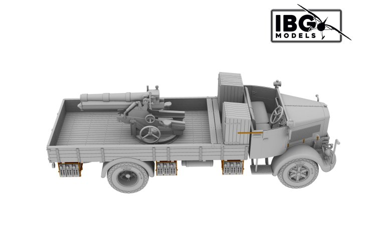 1:72 IBG Models 72098 3Ro with 100mm Howitzer 100/17 WWII - Italian Artillery Truck - Ibg72098 4 - IBG72098
