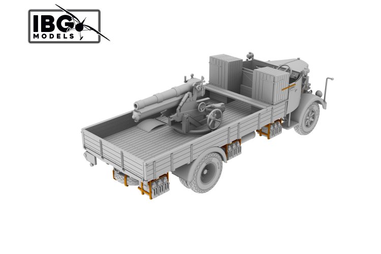 1:72 IBG Models 72098 3Ro with 100mm Howitzer 100/17 WWII - Italian Artillery Truck - Ibg72098 5 - IBG72098