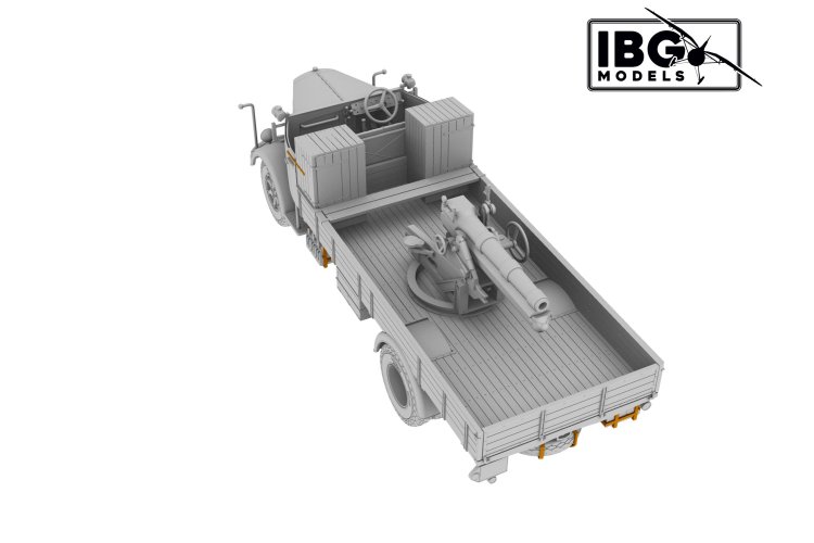 1:72 IBG Models 72098 3Ro with 100mm Howitzer 100/17 WWII - Italian Artillery Truck - Ibg72098 6 - IBG72098