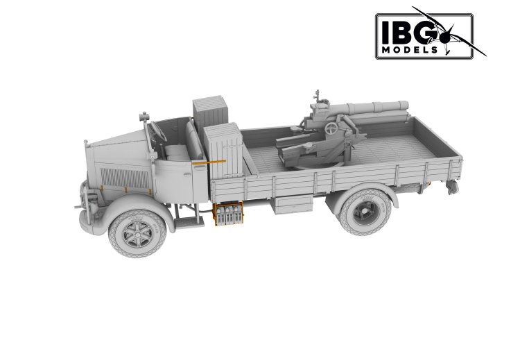 1:72 IBG Models 72098 3Ro with 100mm Howitzer 100/17 WWII - Italian Artillery Truck - Ibg72098 8 - IBG72098
