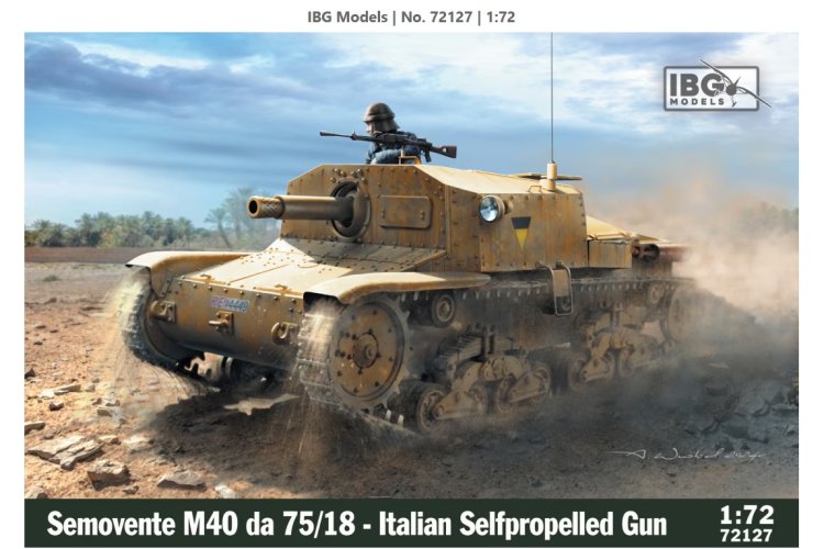 1:72 IBG Models 72127 Semovente M40 da 75/18 - Tankjager - Ibg72127 1 - IBG72127