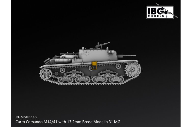 1:72 IBG Models 72130 Carro Comando M14/41 with 13.2mm Breda Modello 31 MG WWII - Italian Command Vehicle - Ibg72130 8 - IBG72130