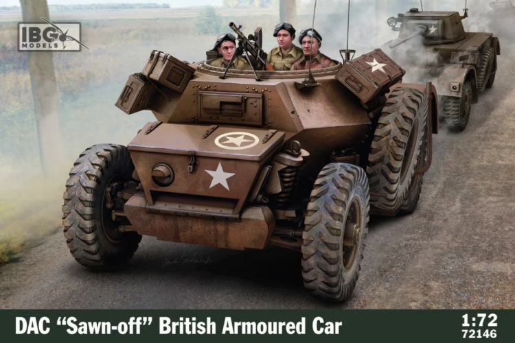 1:72 IBG Models 72146 Daimler Armoured Car - Sawn-Off - Ibg72146 - IBG72146