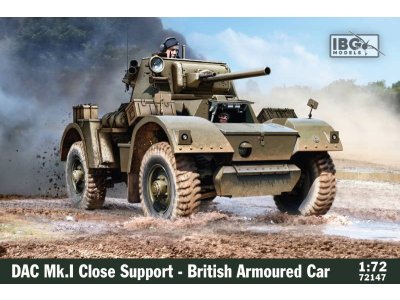 1:72 IBG Models 72147 Daimler Armoured Car Mk.I Close Support WWII - Britse Pantserwagen - Ibg72147 1 - IBG72147