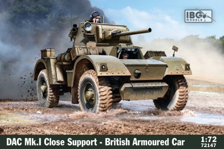 1:72 IBG Models 72147 Daimler Armoured Car Mk.I Close Support WWII - Britse Pantserwagen - Ibg72147 1 - IBG72147