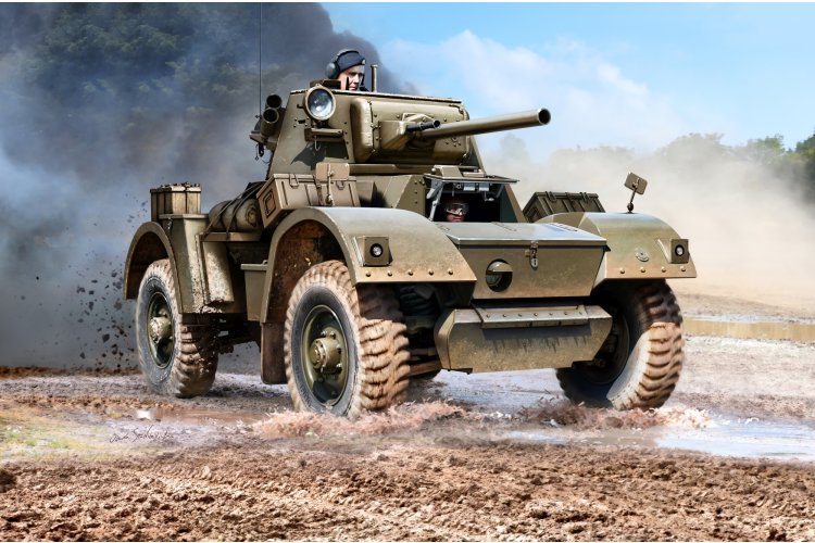 1:72 IBG Models 72147 Daimler Armoured Car Mk.I Close Support WWII - Britse Pantserwagen - Ibg72147 2 - IBG72147