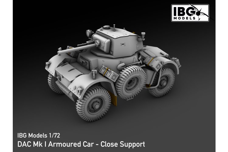 1:72 IBG Models 72147 Daimler Armoured Car Mk.I Close Support WWII - Britse Pantserwagen - Ibg72147 3 - IBG72147