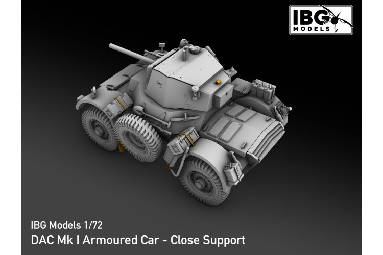 1:72 IBG Models 72147 Daimler Armoured Car Mk.I Close Support WWII - Britse Pantserwagen - Ibg72147 5 - IBG72147