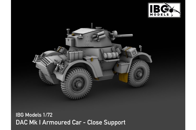 1:72 IBG Models 72147 Daimler Armoured Car Mk.I Close Support WWII - Britse Pantserwagen - Ibg72147 7 - IBG72147