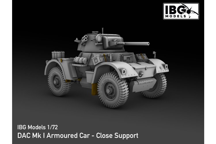 1:72 IBG Models 72147 Daimler Armoured Car Mk.I Close Support WWII - Britse Pantserwagen - Ibg72147 8 - IBG72147