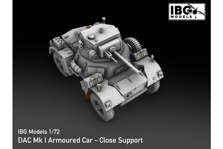 1:72 IBG Models 72147 Daimler Armoured Car Mk.I Close Support WWII - Britse Pantserwagen - Ibg72147 9 - IBG72147
