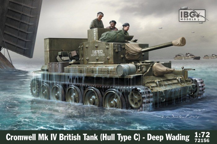1:72 IBG Models 72156 Cromwell Mk.IV Hull Type C with Deep Wading Equipment WWII - British Cruiser Tank - Ibg72156 1 - IBG72156