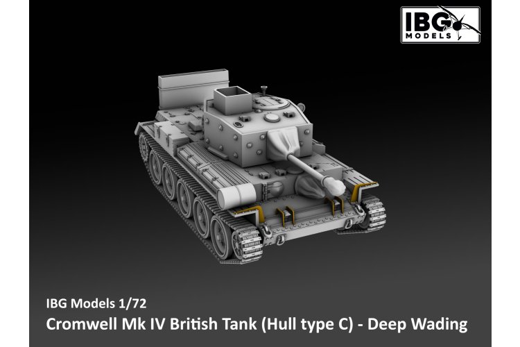 1:72 IBG Models 72156 Cromwell Mk.IV Hull Type C with Deep Wading Equipment WWII - British Cruiser Tank - Ibg72156 10 - IBG72156