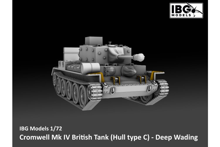 1:72 IBG Models 72156 Cromwell Mk.IV Hull Type C with Deep Wading Equipment WWII - British Cruiser Tank - Ibg72156 11 - IBG72156