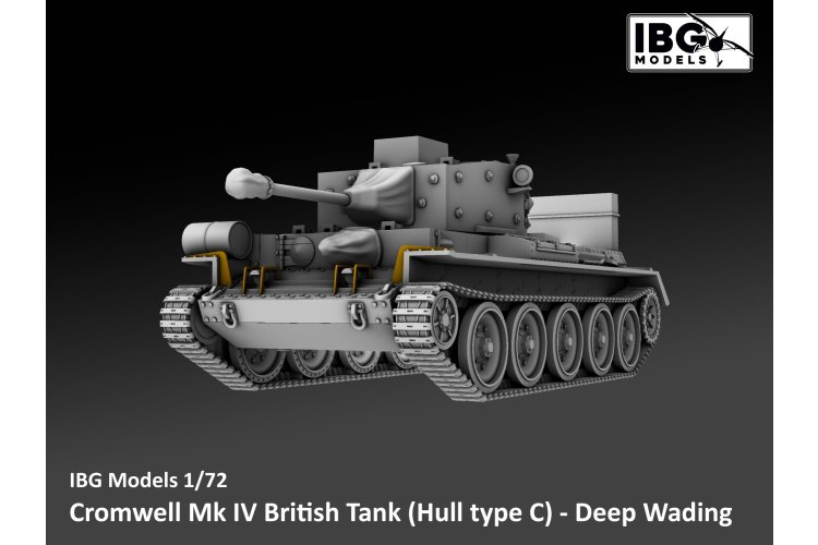 1:72 IBG Models 72156 Cromwell Mk.IV Hull Type C with Deep Wading Equipment WWII - British Cruiser Tank - Ibg72156 3 - IBG72156