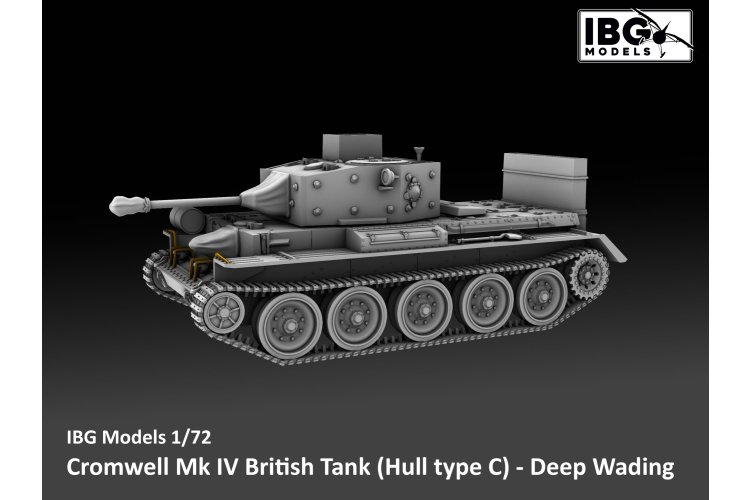 1:72 IBG Models 72156 Cromwell Mk.IV Hull Type C with Deep Wading Equipment WWII - British Cruiser Tank - Ibg72156 4 - IBG72156