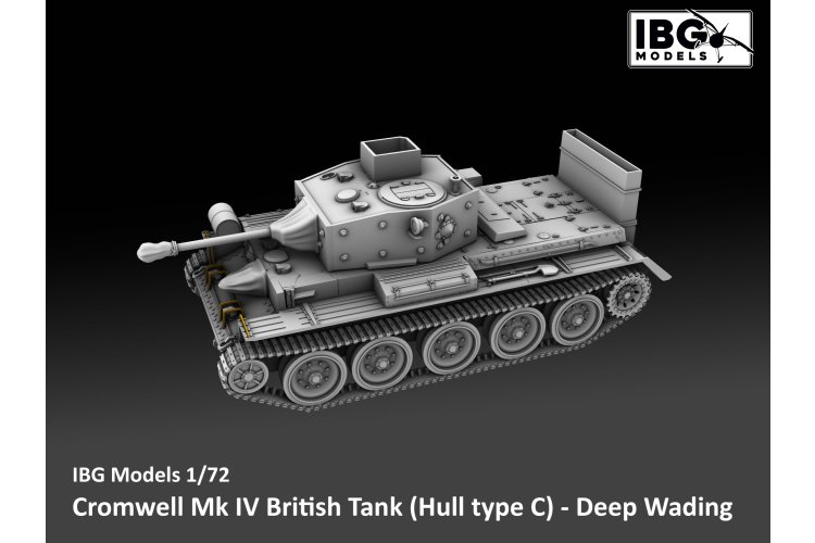 1:72 IBG Models 72156 Cromwell Mk.IV Hull Type C with Deep Wading Equipment WWII - British Cruiser Tank - Ibg72156 5 - IBG72156