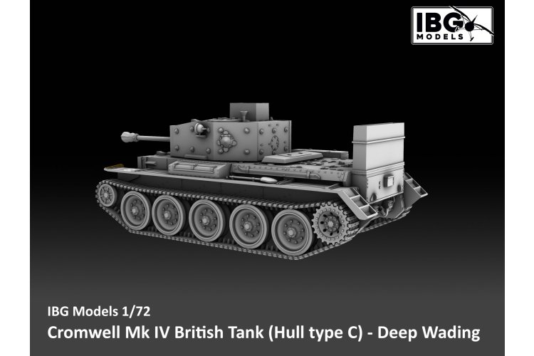 1:72 IBG Models 72156 Cromwell Mk.IV Hull Type C with Deep Wading Equipment WWII - British Cruiser Tank - Ibg72156 6 - IBG72156