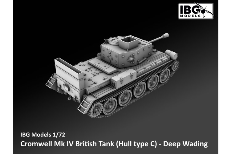 1:72 IBG Models 72156 Cromwell Mk.IV Hull Type C with Deep Wading Equipment WWII - British Cruiser Tank - Ibg72156 8 - IBG72156