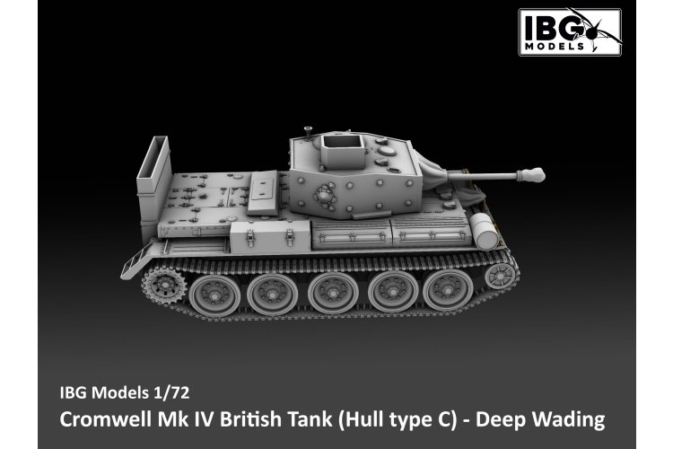 1:72 IBG Models 72156 Cromwell Mk.IV Hull Type C with Deep Wading Equipment WWII - British Cruiser Tank - Ibg72156 9 - IBG72156