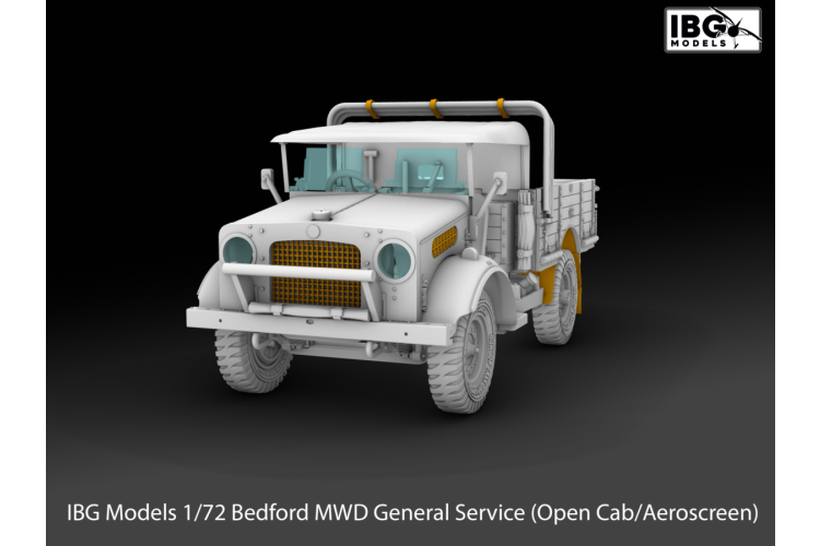 1:72 IBG Models 72160 Bedford MWD General Service - Open Cab/Aeroscreen - British Military Vehicle - Ibg72160 10 - IBG72160