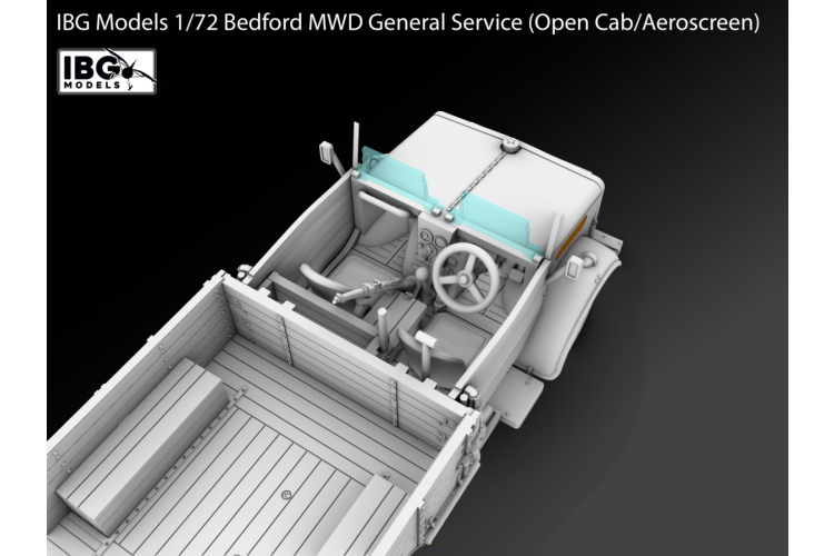 1:72 IBG Models 72160 Bedford MWD General Service - Open Cab/Aeroscreen - British Military Vehicle - Ibg72160 14 - IBG72160