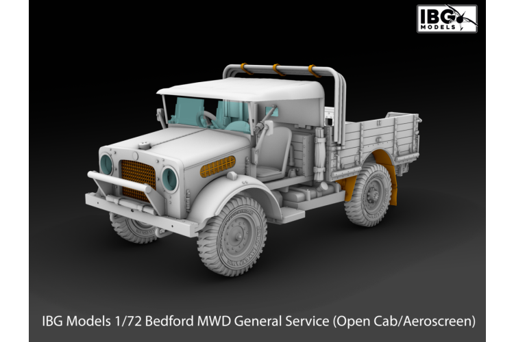 1:72 IBG Models 72160 Bedford MWD General Service - Open Cab/Aeroscreen - British Military Vehicle - Ibg72160 2 - IBG72160