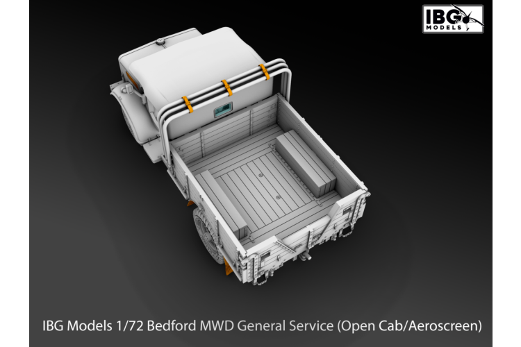 1:72 IBG Models 72160 Bedford MWD General Service - Open Cab/Aeroscreen - British Military Vehicle - Ibg72160 6 - IBG72160