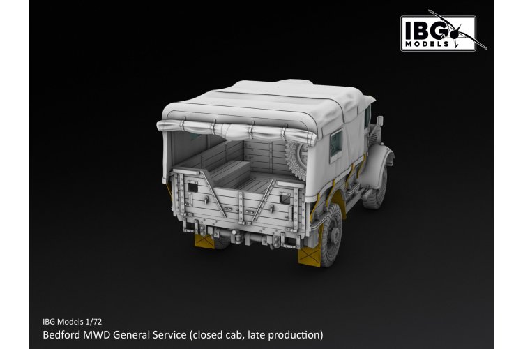 1:72 IBG Models 72161 Bedford MWD General Service &ndash; Closed Cab WWII &ndash; British Military Truck - Ibg72161 10 - IBG72161