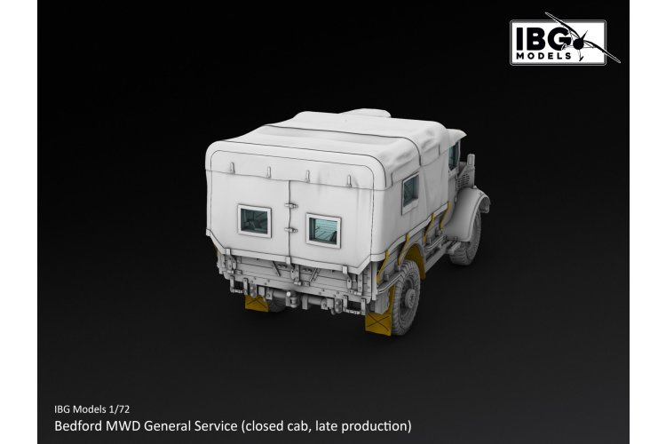 1:72 IBG Models 72161 Bedford MWD General Service &ndash; Closed Cab WWII &ndash; British Military Truck - Ibg72161 11 - IBG72161