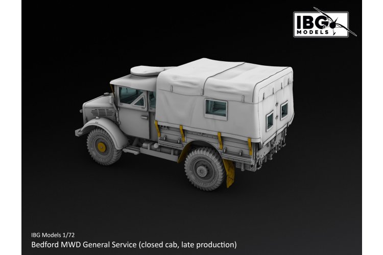 1:72 IBG Models 72161 Bedford MWD General Service &ndash; Closed Cab WWII &ndash; British Military Truck - Ibg72161 12 - IBG72161