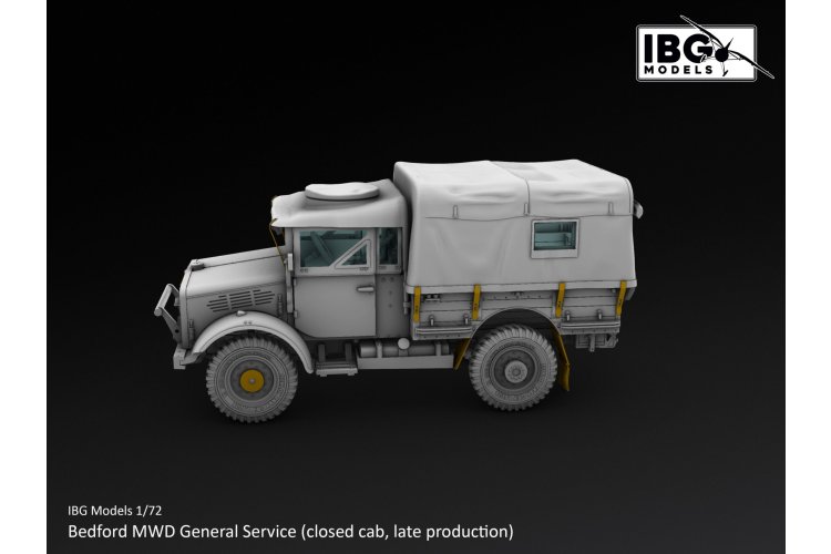 1:72 IBG Models 72161 Bedford MWD General Service &ndash; Closed Cab WWII &ndash; British Military Truck - Ibg72161 13 - IBG72161