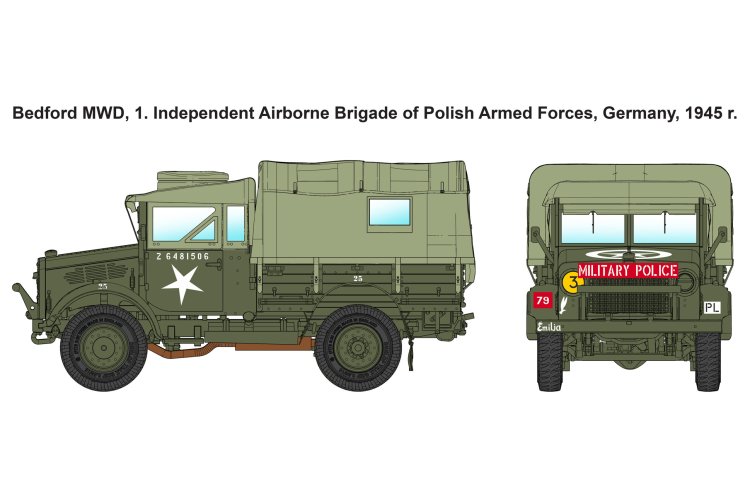 1:72 IBG Models 72161 Bedford MWD General Service &ndash; Closed Cab WWII &ndash; British Military Truck - Ibg72161 15 - IBG72161