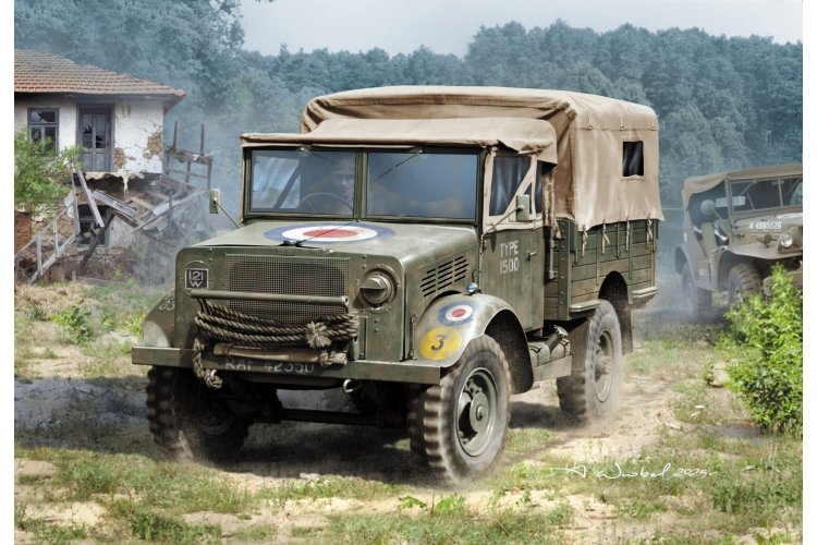 1:72 IBG Models 72161 Bedford MWD General Service &ndash; Closed Cab WWII &ndash; British Military Truck - Ibg72161 2 - IBG72161