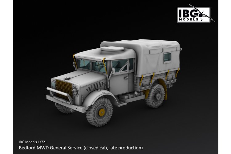 1:72 IBG Models 72161 Bedford MWD General Service &ndash; Closed Cab WWII &ndash; British Military Truck - Ibg72161 3 - IBG72161